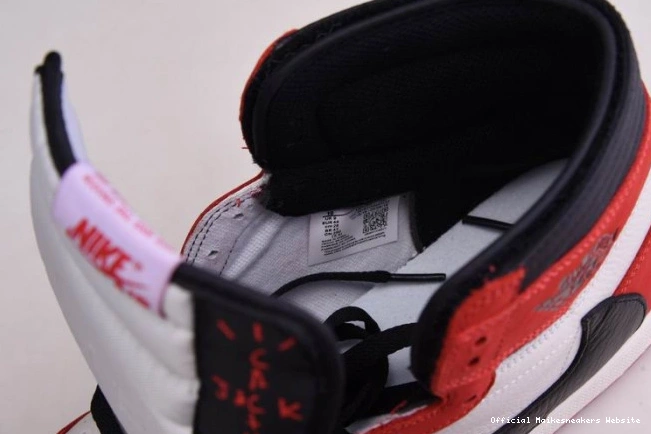 Official Maikesneakers AIR 1 OG CD4487 JORDAN 100(RED) - SCOTT X HIGH TRAVIS RETRO 0807